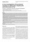 Research paper thumbnail of In vivo investigations of neurotensin receptors in adipocytes, hepatocytes and enterocytes of rat