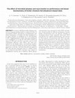 Research paper thumbnail of The effect of microbial phytase and myo-inositol on performance and blood biochemistry of broiler chickens fed wheat/corn-based diets