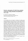 Research paper thumbnail of Selective adsorption of Cu(II) from synthetic wastewater using melamine-formaldehyde-NTA resin