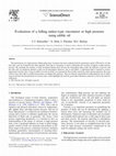 Research paper thumbnail of Evaluation of a falling sinker-type viscometer at high pressure using edible oil