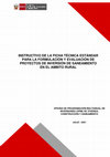 Research paper thumbnail of Instructivo FTE Saneamiento Rural (1)