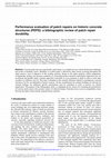 Research paper thumbnail of Performance evaluation of patch repairs on historic concrete structures (PEPS): a bibliographic review of patch repair durability