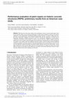 Research paper thumbnail of Performance evaluation of patch repairs on historic concrete structures (PEPS): preliminary results from an American case study