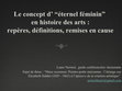 Research paper thumbnail of Le concept d'« éternel féminin » en histoire des arts