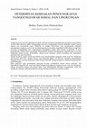 Research paper thumbnail of Determinan Kebijakan Pengungkapan Tanggungjawab Sosial Dan Lingkungan