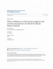 Research paper thumbnail of Effects of lithiation on the fracture toughness and mechanical properties of LiMn2O4 cathode battery materials