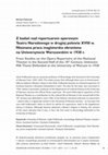 Research paper thumbnail of Z badań nad repertuarem operowym Teatru Narodowego w drugiej połowie XVIII w. Nieznana praca magisterska obroniona na Uniwersytecie Warszawskim w 1938 r