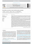 Research paper thumbnail of Recyclability assessment of nano-reinforced plastic packaging