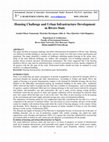 Research paper thumbnail of Housing Challenge and Urban Infrastructure Development in Rivers State