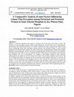 Research paper thumbnail of A Comparative Analysis of some Factors Influencing Labour Pain Perception among Parturient and Postnatal Women in Some Selected Hospitals in Jos, Plateau State, Nigeria