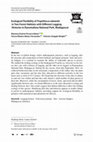 Research paper thumbnail of Ecological Flexibility of Propithecus edwardsi in Two Forest Habitats with Different Logging Histories in Ranomafana National Park, Madagascar