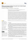 Research paper thumbnail of Seismic Assessment of Roman Concrete Groin Vaults through UAV, NDT and 3D Analyses