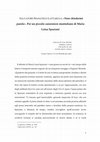 Research paper thumbnail of «Non chiedermi parole». Per un piccolo canzoniere montaliano di Maria Luisa Spaziani