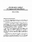 Research paper thumbnail of ¿Día del juicio o jubileo? En vísperas del Tercer Milenio