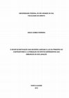 Research paper thumbnail of O dever de motivação das decisões judiciais à luz do princípio do contraditório e a atribuição de efeitos infrigentes aos embargos de declaração