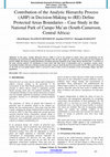 Research paper thumbnail of Contribution of the Analytic Hierarchy Process (AHP) in Decision-Making to (RE) Define Protected Areas Boundaries – Case Study in the National Park of Campo Ma’an (South-Cameroon, Central Africa)