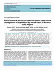 Research paper thumbnail of Ethnobotanical survey of medicinal plants used in treatment of haemorrhage in Abuja Municipal Area Council (AMAC) of Federal Capital Territory