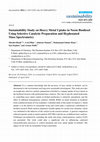 Research paper thumbnail of Article Sustainability Study on Heavy Metal Uptake in Neem Biodiesel Using Selective Catalytic Preparation and Hyphenated