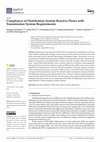 Research paper thumbnail of Compliance of Distribution System Reactive Flows with Transmission System Requirements