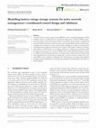 Research paper thumbnail of Modelling battery energy storage systems for active network management—coordinated control design and validation