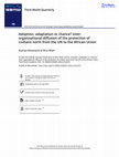 Research paper thumbnail of Adoption, adaptation or chance? Interorganisational diffusion of the protection of civilians norm from the UN to the African Union