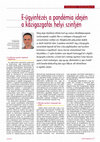 Research paper thumbnail of E-ügyintézés a pandémia idején a közigazgatás helyi szintjén