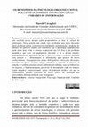 Research paper thumbnail of Os benefícios da psicologia organizacional para evitar estresse ocupacional nas unidades de informação