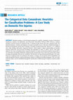 Research paper thumbnail of The Categorical Data Conundrum: Heuristics for Classification Problems—A Case Study on Domestic Fire Injuries