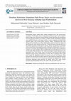 Research paper thumbnail of Distribusi Ketebalan Aluminium Pada Proses Single-step Incremental Backward Hole-flanging terhadap Laju Pembentukan