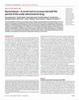 Research paper thumbnail of Bacterioboat—A novel tool to increase the half-life period of the orally administered drug