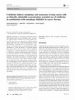 Research paper thumbnail of Colchicine induces autophagy and senescence in lung cancer cells at clinically admissible concentration: potential use of colchicine in combination with autophagy inhibitor in cancer therapy