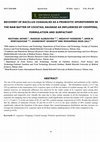 Research paper thumbnail of Recovery of Bacillus Coagualns as a Probiotic Sporeformer in the Raw Batter of Cocktail Sausage as Influenced by Chopping , Formulation and Surfactant