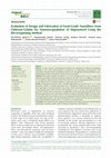 Research paper thumbnail of ­­­­Evaluation of Design and Fabrication of Food-Grade Nanofibers from Chitosan-Gelatin for Nanoencapsulation of Stigmasterol Using the Electrospinning Method