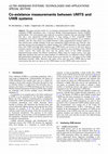 Research paper thumbnail of Co-existence measurements between UMTS and UWB systems