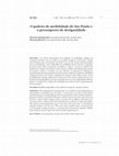 Research paper thumbnail of El patrón de movilidad de Sao Paulo y la suposición de la desigualdad