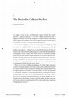 Research paper thumbnail of The Desire for Cultural Studies