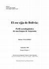 Research paper thumbnail of Vuillermet M 2005 El ese ejja de Bolivia. Perfil sociolinguistico de una lengua de la Amazonia