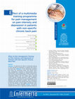 Research paper thumbnail of Effect of a multimedia training programme for pain management on pain intensity and depression in patients with non-specific chronic back pain