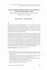 Research paper thumbnail of Hayatı Anlamlandırmada Ailenin Rolü: Üç Kuşak Karşılaştırmalı Analizi