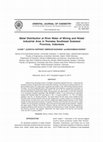 Research paper thumbnail of Metal Distribution at River Water of Mining and Nickel Industrial Area in Pomalaa Southeast Sulawesi Province, Indonesia