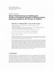 Research paper thumbnail of Robust Wild Bootstrap for Stabilizing the Variance of Parameter Estimates in Heteroscedastic Regression Models in the Presence of Outliers