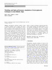 Research paper thumbnail of Modeling and high performance simulation of electrophoretic techniques in microfluidic chips