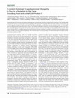 Research paper thumbnail of X-Linked Dominant Scapuloperoneal Myopathy Is Due to a Mutation in the Gene Encoding Four-and-a-Half-LIM Protein 1