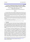 Research paper thumbnail of An Analysis of Mathematical Problem Solving Ability of High Capability Students of the Islamic Elementary Schools at Sumedang