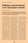 Research paper thumbnail of Politiques Del Patrimoni a Les Comarques Centrals