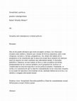 Research paper thumbnail of Sexualidad y políticas penales contemporáneas