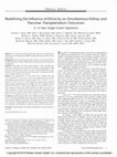 Research paper thumbnail of Redefining the Influence of Ethnicity on Simultaneous Kidney and Pancreas Transplantation Outcomes: A 15-Year Single-Center Experience