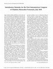 Research paper thumbnail of Introductory Remarks for the First Interamerican Congress of Diabetes Maracaibo-Venezuela, July 2010