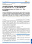 Research paper thumbnail of Micro-EDXRF study of Chalcolithic copper-based artefacts from Southern Portugal