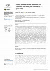 Research paper thumbnail of Neural networks on-line optimized PID controller with wind gust rejection for a quad-rotor